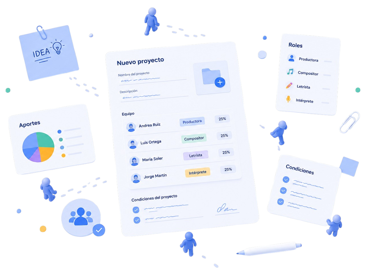 Creación del proyecto en LegalSplit