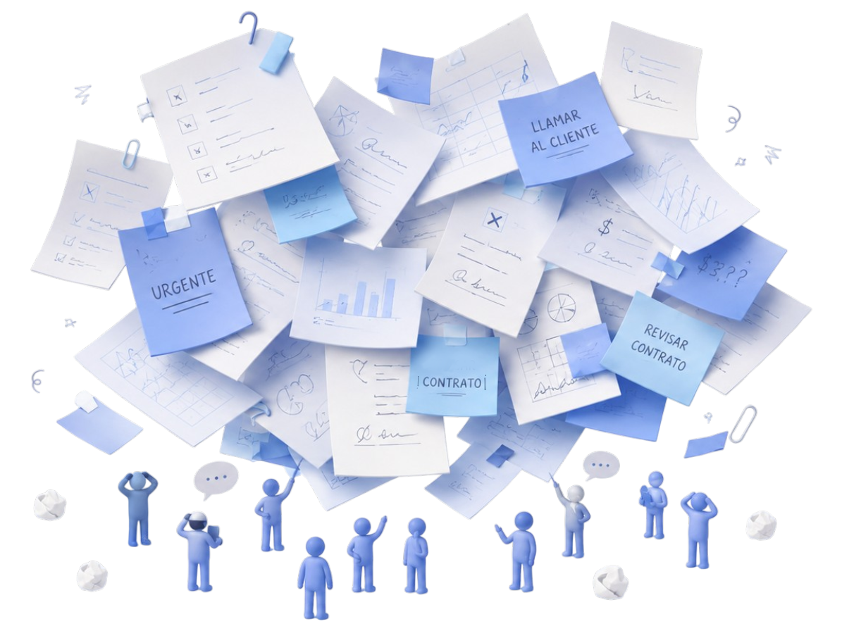 Equipo creativo sin estructura
